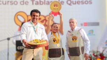 Maru Masara de La Libertad ganó el Primer Concurso de Tablas de Quesos 'Quesarte Perú 2025'