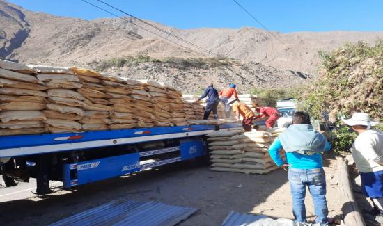 Despachan 127 toneladas de guano de isla para potenciar producción de papa, maíz y cereales en Huancavelica y Huánuco