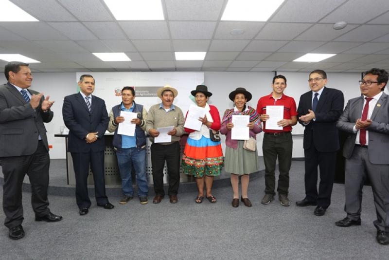 Agroideas cofinanciará planes de negocio por S/ 2.378.870 en beneficio de cinco organizaciones agrarias de Apurímac