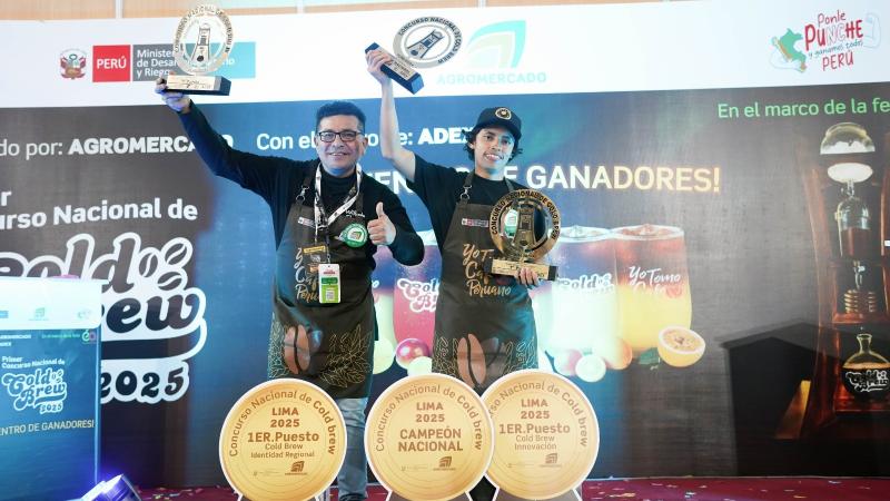 Barista de Pichanqui conquistó el Concurso Nacional de Cold Brew 2025