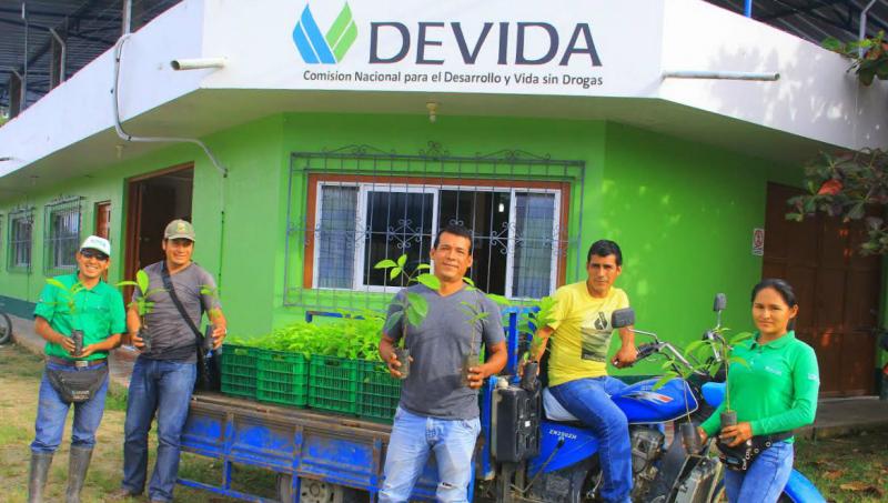Devida entregó 50 mil plantones forestales en Huánuco