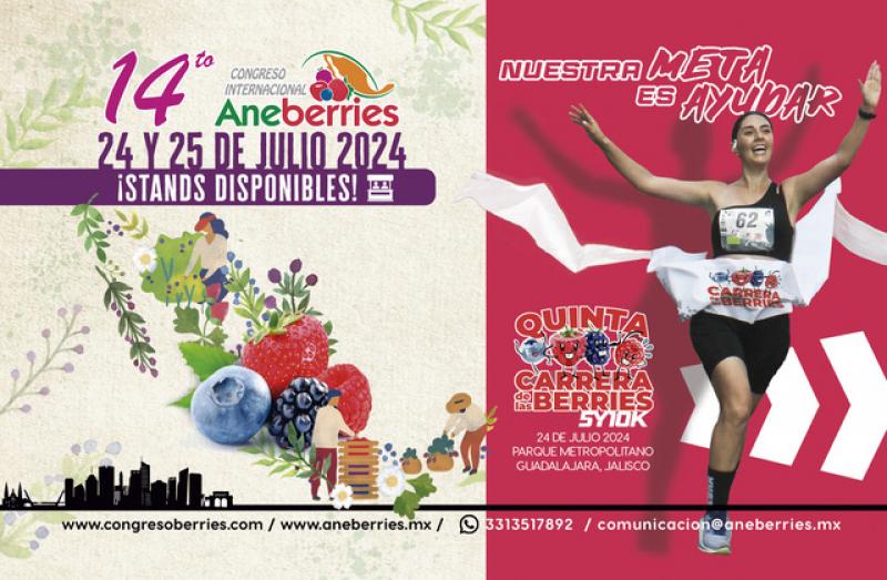 El 14 Congreso Internacional de las Berries de México impulsado por ANEBERRIES “calienta motores”