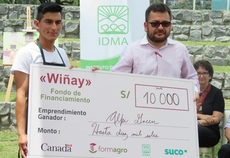Emprendimientos agroecológicos recibieron financiamiento del Fondo Wiñay