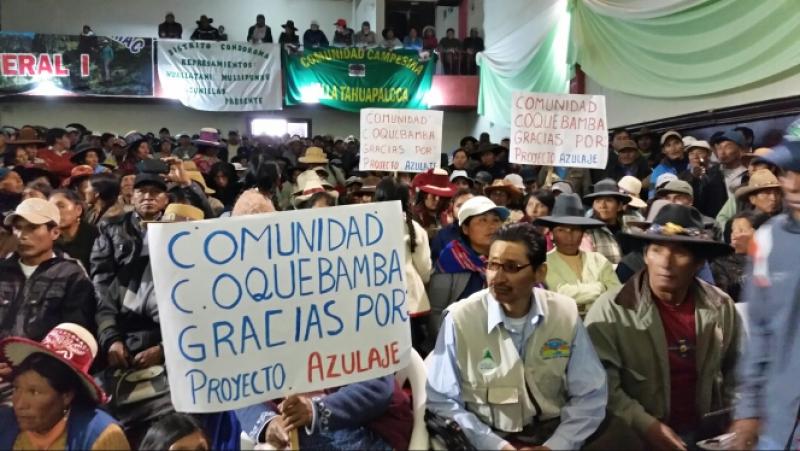 ESPINAR RECIBIRÁ S/. 354 MILLONES PARA FINANCIAR OBRAS DE RIEGO