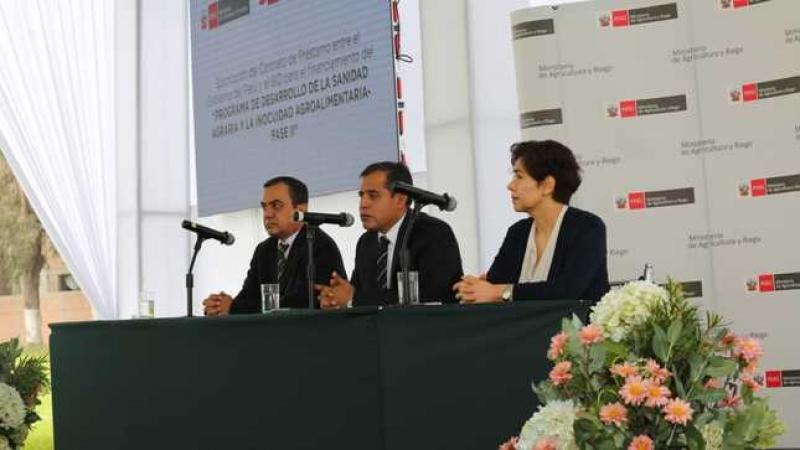 Gobierno pondrá en marcha programa de sanidad e inocuidad alimentaria