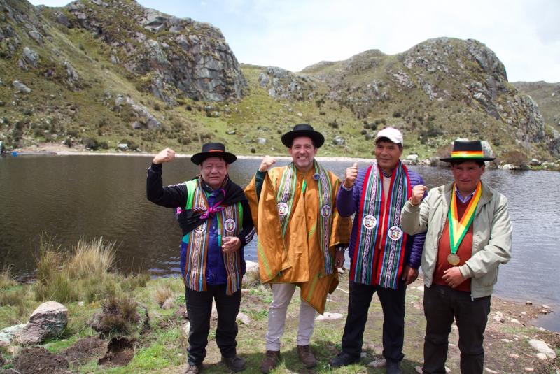 Inauguran 5 qochas en Apurímac que beneficiarán a 791 familias