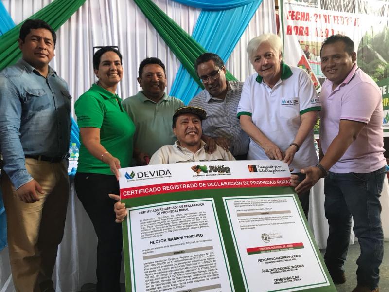 Junín: entregan títulos de propiedad a más de 1,900 familias agricultoras de Satipo y Chanchamayo