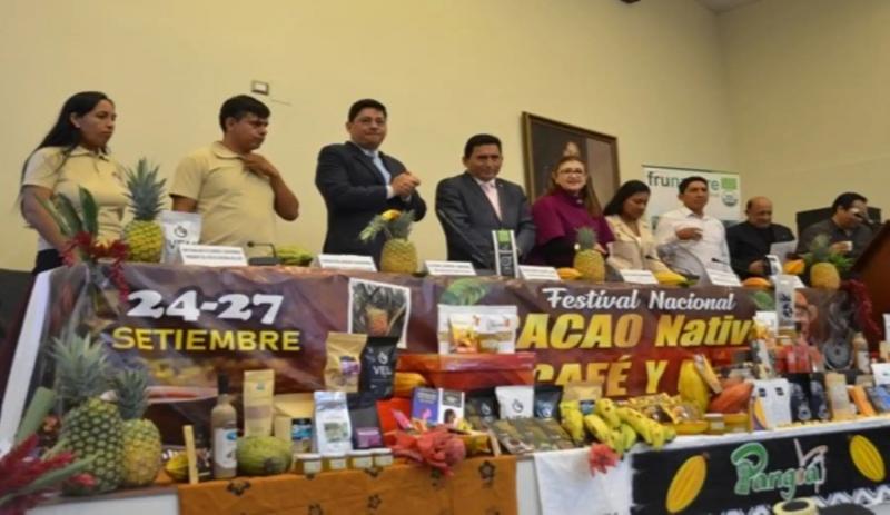 Junín: lanzan festival del cacao nativo, café y piña Pangoa 2025