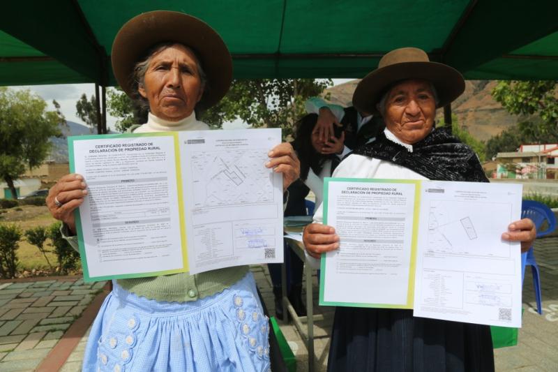 Minagri titulará más de 38 mil predios este año