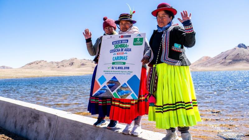 Moquegua: Gobierno asegura más de 700 mil m³ de agua con 30 qochas para el agro altoandino
