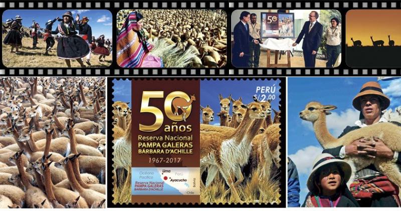 Pampa Galeras en postal