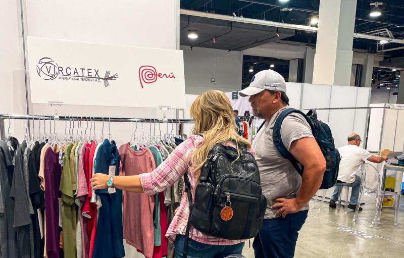 Prendas de algodón peruano generan gran interés comercial en feria de confecciones más importante de Estados Unidos