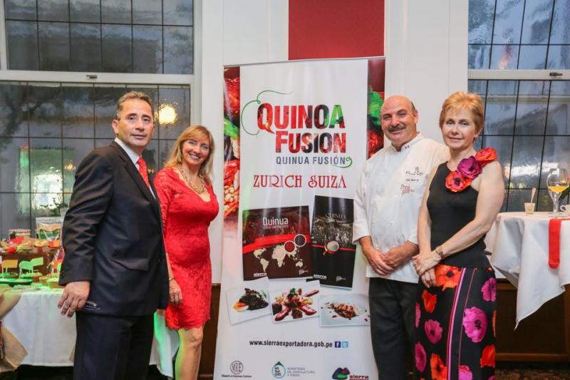 PROMUEVEN QUINUA EN “II FESTIVAL GASTRONÓMICO DE PERÚ EN ZÚRICH”