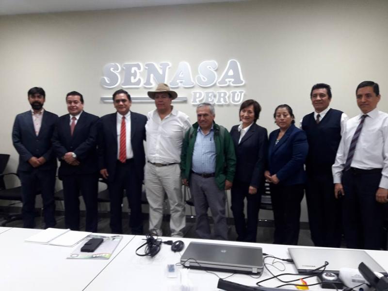 RAAA plantea a Senasa iniciativas para el cuidado de la salud y el medio ambiente