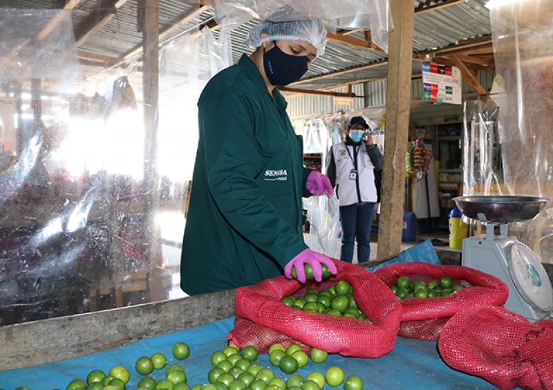 San Martín: intensifican monitoreo de alimentos agropecuarios para determinar su condición sanitaria