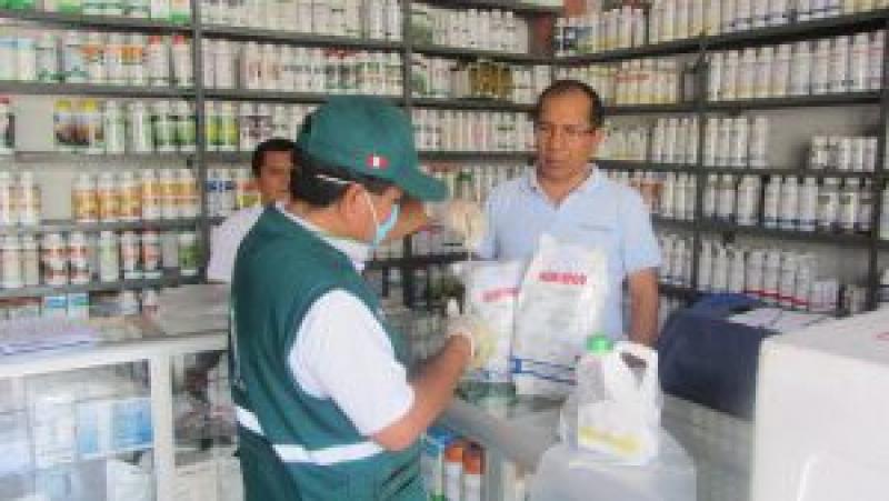 Senasa inspeccionó establecimientos de ventas de agroquímicos