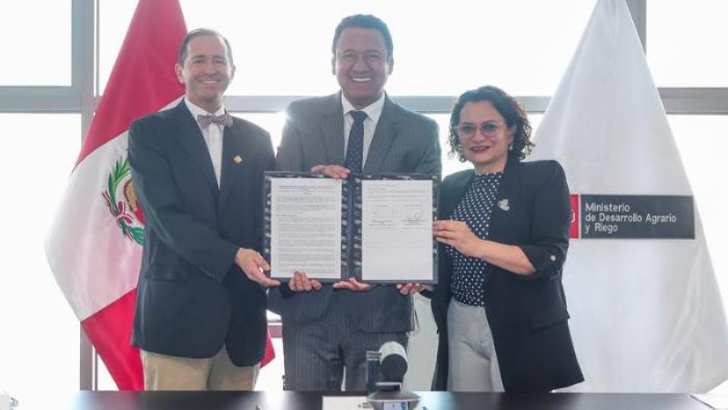 Suscriben acuerdos para fortalecer alimentación con papas fortificadas con hierro