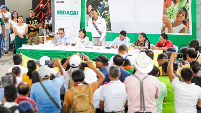 Ucayali: Midagri anunció que se instalarán oficinas de Agrobanco en las provincias de Padre Abad y Atalaya