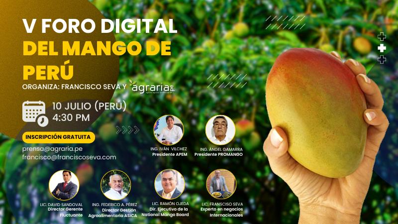V Foro del Mango Digital Peruano este 10 de julio