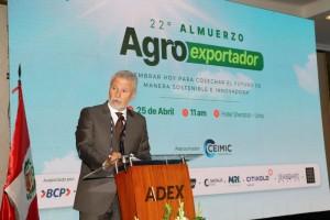 Agroexportaciones peruanas representaron el 3.8% del PBI nacional en 2023