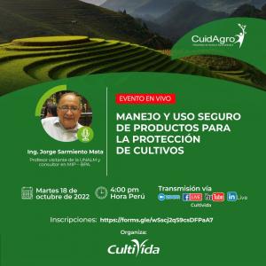 CultiVida realiza webinar sobre “Manejo y uso seguro de productos para la protección de cultivos”