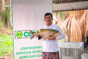 Devida entrega módulo de reproducción de peces amazónicos en distrito de Ucayali