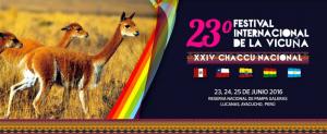 PRESENTARON EL 23º FESTIVAL INTERNACIONAL DE LA VICUÑA Y XXIV CHACCU NACIONAL DE VICUÑAS