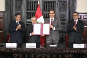 Presidente Vizcarra promulgó ley de fortalecimiento de Agrobanco
