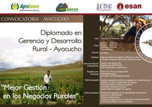 PRODUCTORES AGRARIOS PARTICIPAN EN DIPLOMADO DE GERENCIA RURAL 