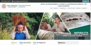 San Martín implementa portal web que transparenta información forestal y de fauna
