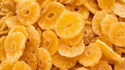 Exportación de piña deshidrata creció 88.1% en valor entre enero y octubre de 2025