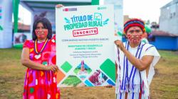 MIDAGRI: Nueve Comunidades nativas recibieron sus títulos de propiedad en Loreto