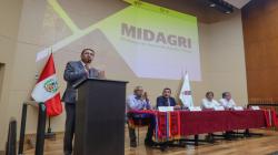 Ministro Ángel Manero fue presentado en el Midagri y reafirmó su prioridad en los pequeños productores