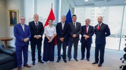 Reunión de la Cámara de Comercio de Lima con la parlamentaria andina Maali del Pomar