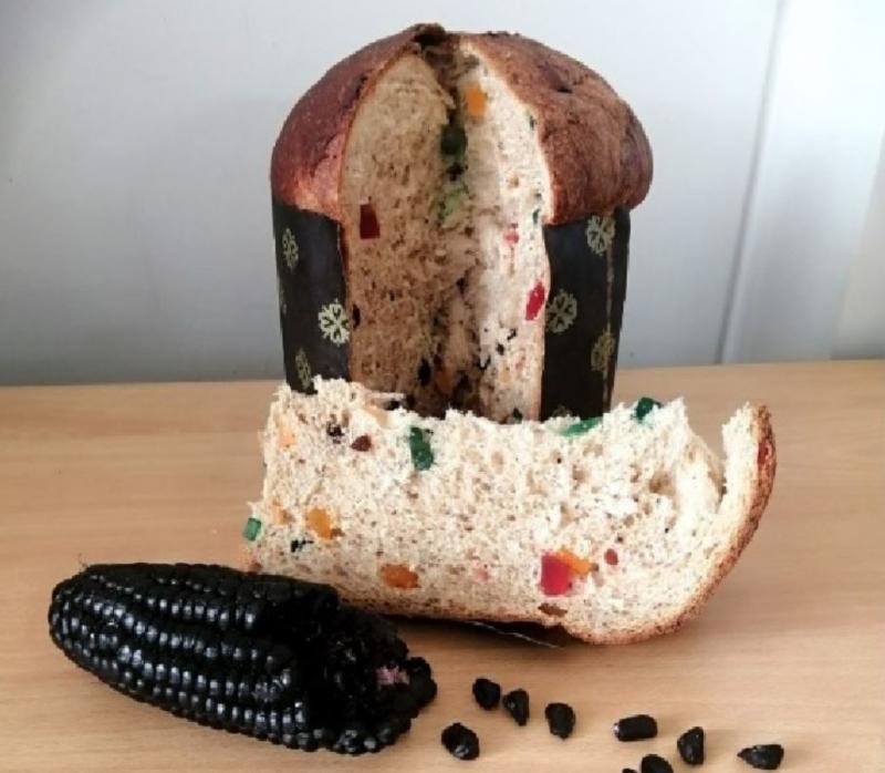 Elaboran panetón a base de harina de maíz morado