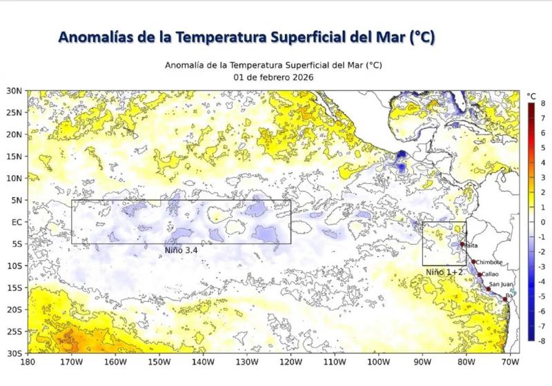 Fenómeno El Niño se presentaría como un evento débil desde marzo