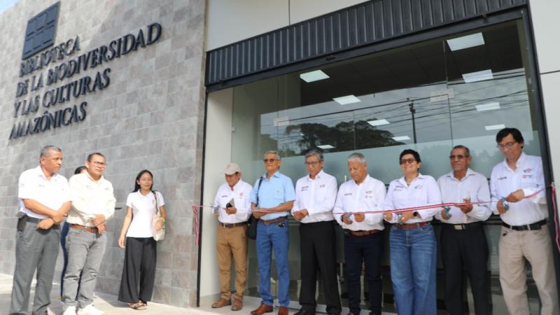IIAP inaugura biblioteca, auditorio y sala SUM para promover el conocimiento y la sostenibilidad en la Amazonía