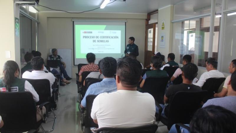 INIA capacita a productores de San Martín en producción de semillas certificadas