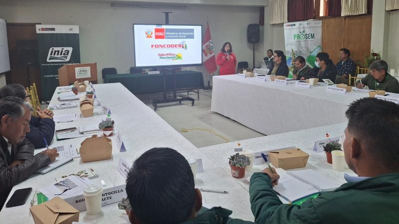 Instalan Mesa Técnica para promover tecnologías que eleven la calidad de las semillas en Junín