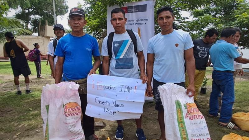 Más de 60.000 plantones y 3 toneladas de semillas reactivarán el agro en Ucayali