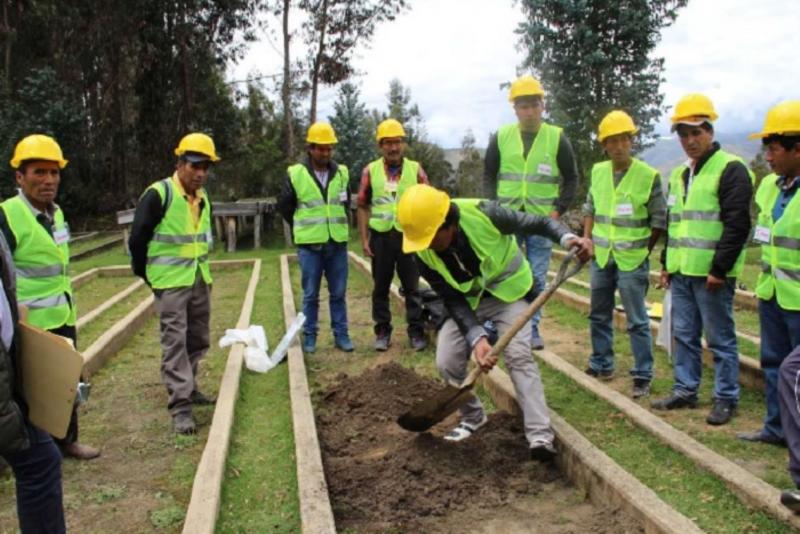 Primera promoción en plantaciones forestales la integran 47 pobladores de Huari