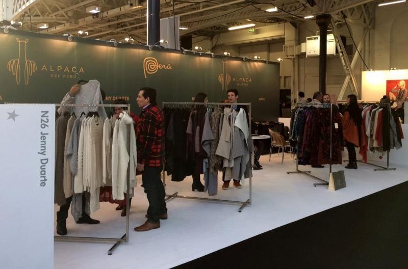 PRODUCTORES DE PRENDAS DE ALPACA Y VICUÑA CONCRETARON VENTAS POR US$ 100 MIL DURANTE FERIA PURE LONDON