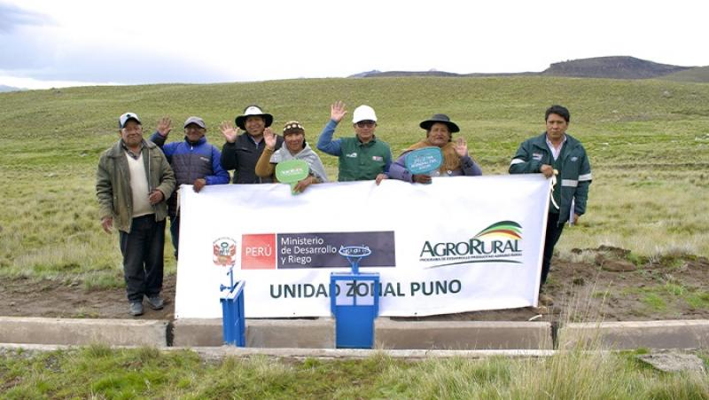 Puno: Agro Rural inaugura tres canales de riego en Acora