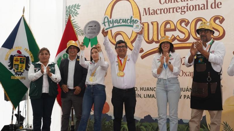 Quesos de Ayacucho y Pasco se coronan como los mejores en el Concurso Macrorregión Centro 2025
