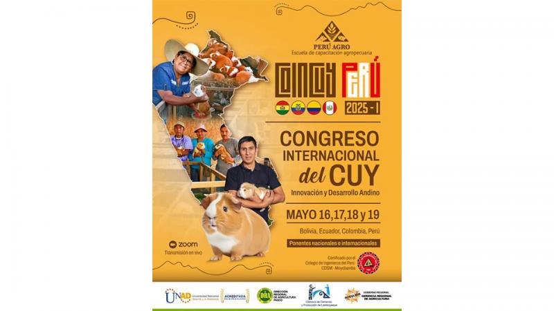 Se vienen el I Congreso Internacional del Cuy 2025