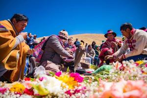 Apurímac realiza homenaje a la pachamama para agradecer 52 obras de siembra y cosecha de agua