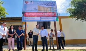 Colocan primera piedra para ampliación del Centro de Salud de Nuevo Chao que realizará Hortifrut Perú a través de Obras por Impuestos