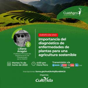 CultiVida organiza webinar “Importancia del diagnóstico de enfermedades de plantas para una agricultura sostenible”