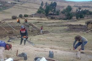 Implementación de cobertizos avanza más del 60% en Apurímac