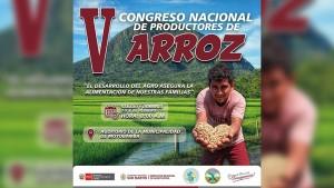 San Martín será sede del V Congreso Nacional de Productores de Arroz